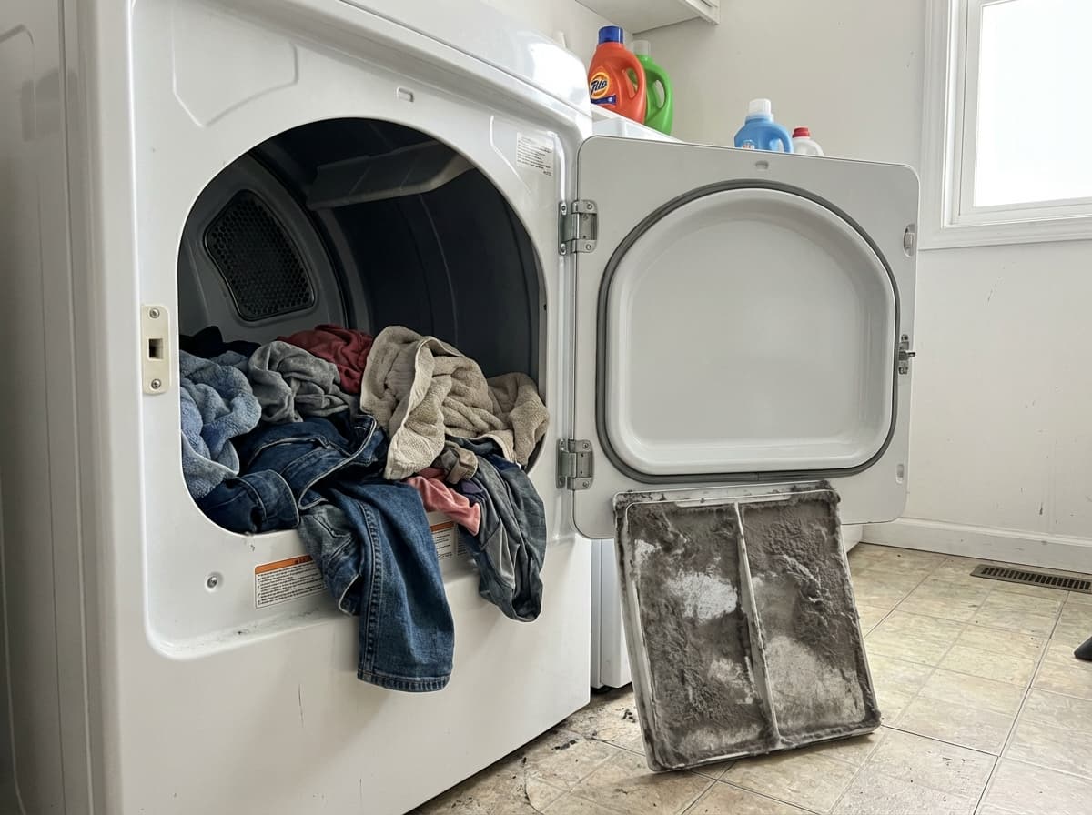 Dryer Not Drying or Heating? Start With These Checks