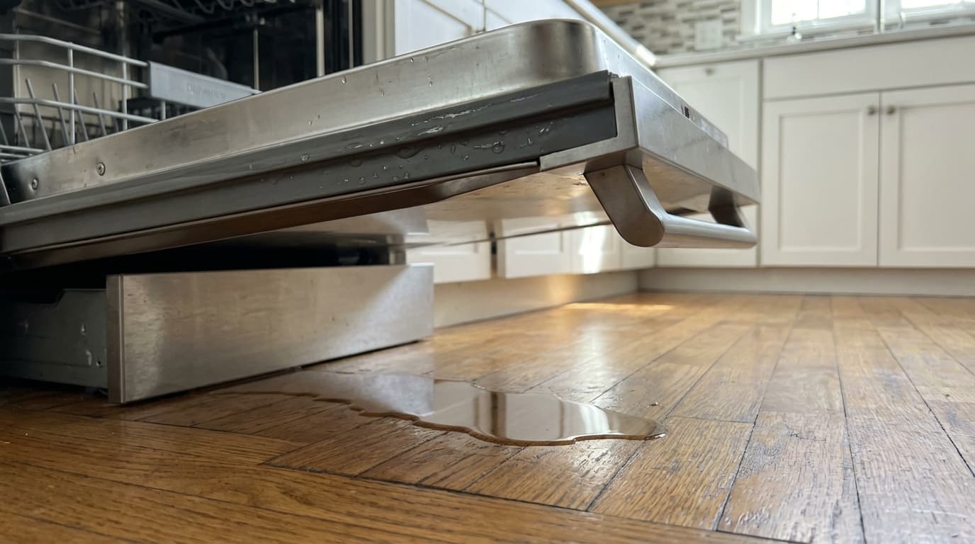 Dishwasher Door Leaking? What to Check Before Repair