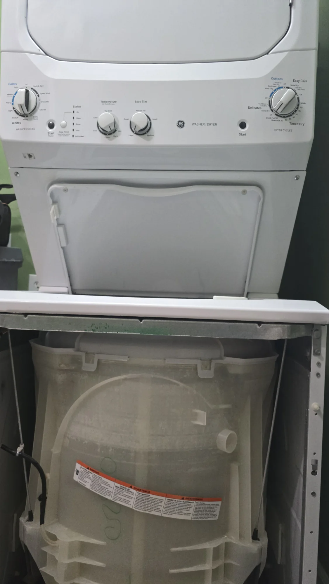 GE washer/dryer laundry center